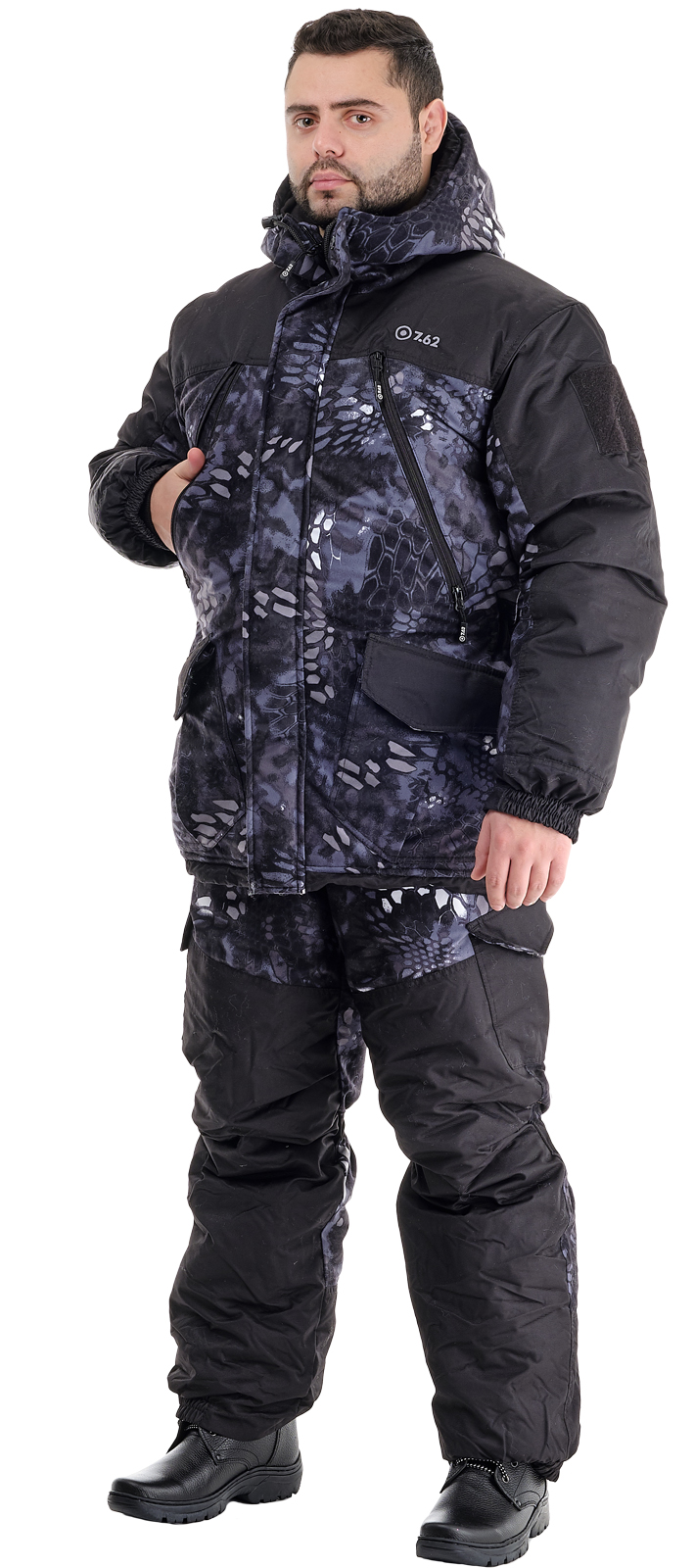 Горка-зима костюм (алова, черный питон)