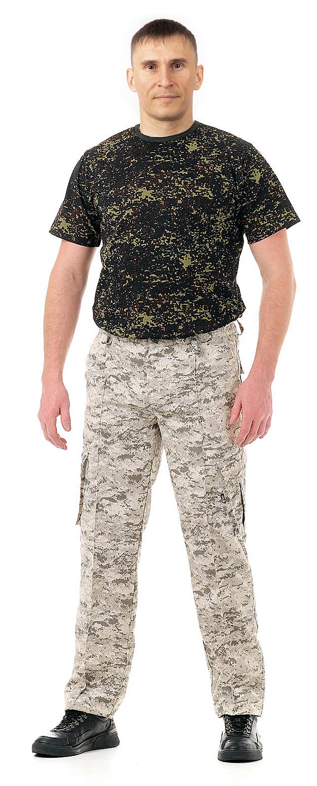 Армия брюки (рип-стоп, белая цифра)
