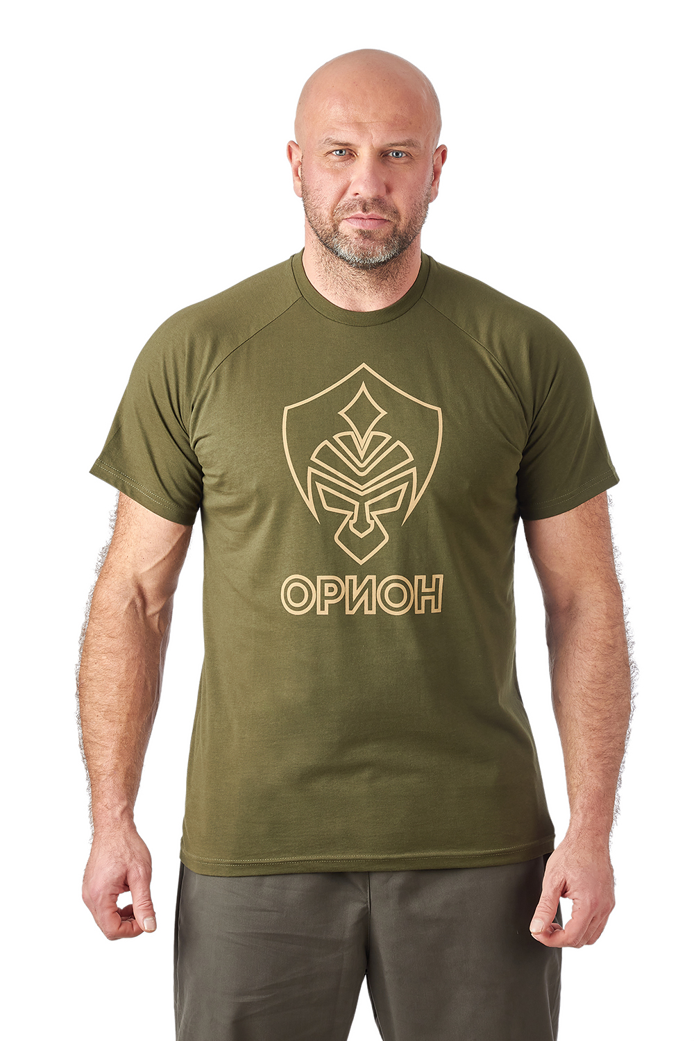 Футболка Орион Logo T-Shirt (Лого)(хлопок, хаки)