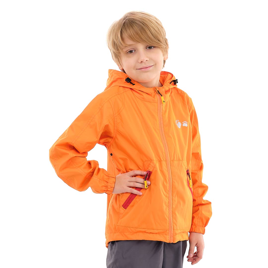 Трэвел куртка (дюспа, оранж) детская