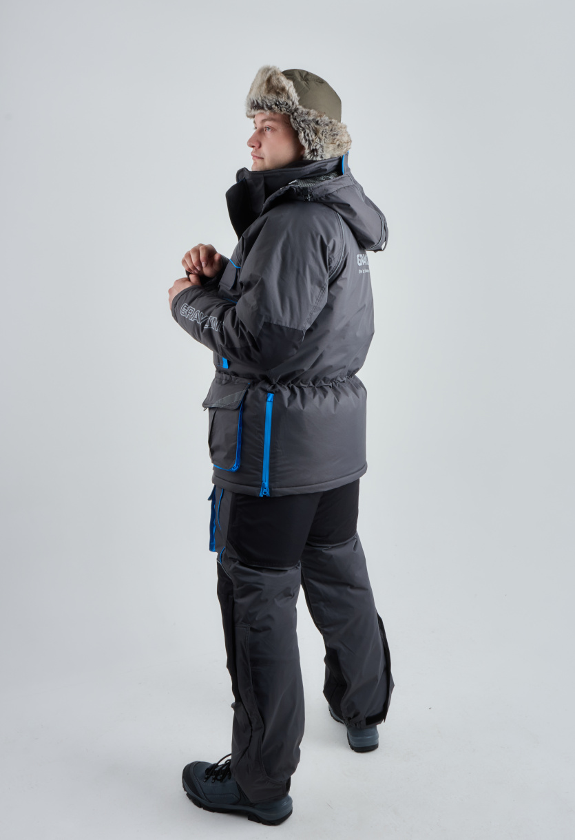 Камчатка МАГМА костюм для рыбалки GRAYLING, зимний, т.графит-синий