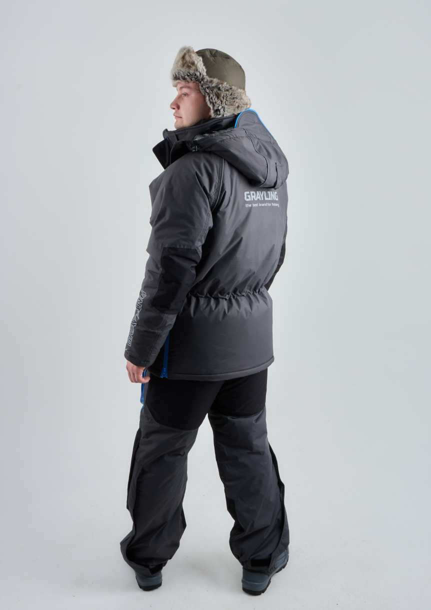 Камчатка МАГМА костюм для рыбалки GRAYLING, зимний, т.графит-синий