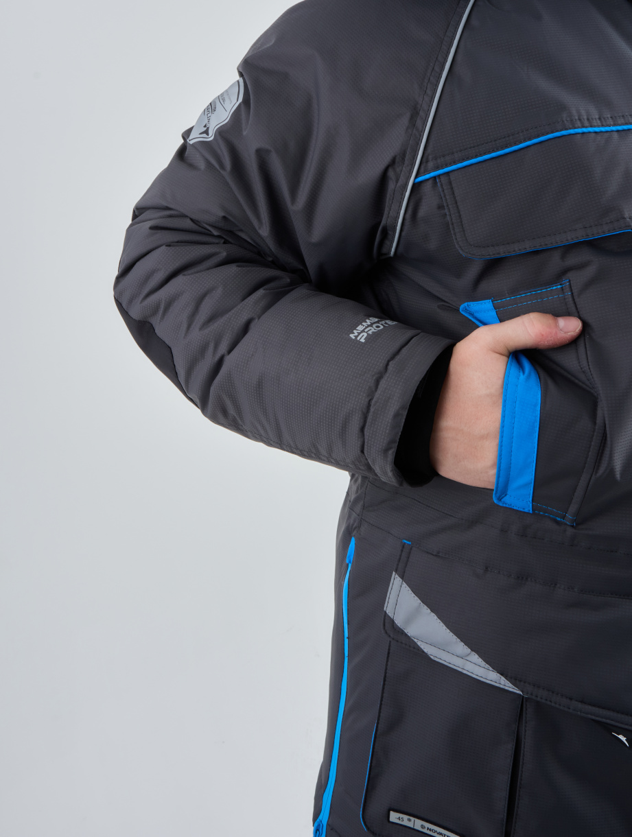 Камчатка МАГМА костюм для рыбалки GRAYLING, зимний, т.графит-синий