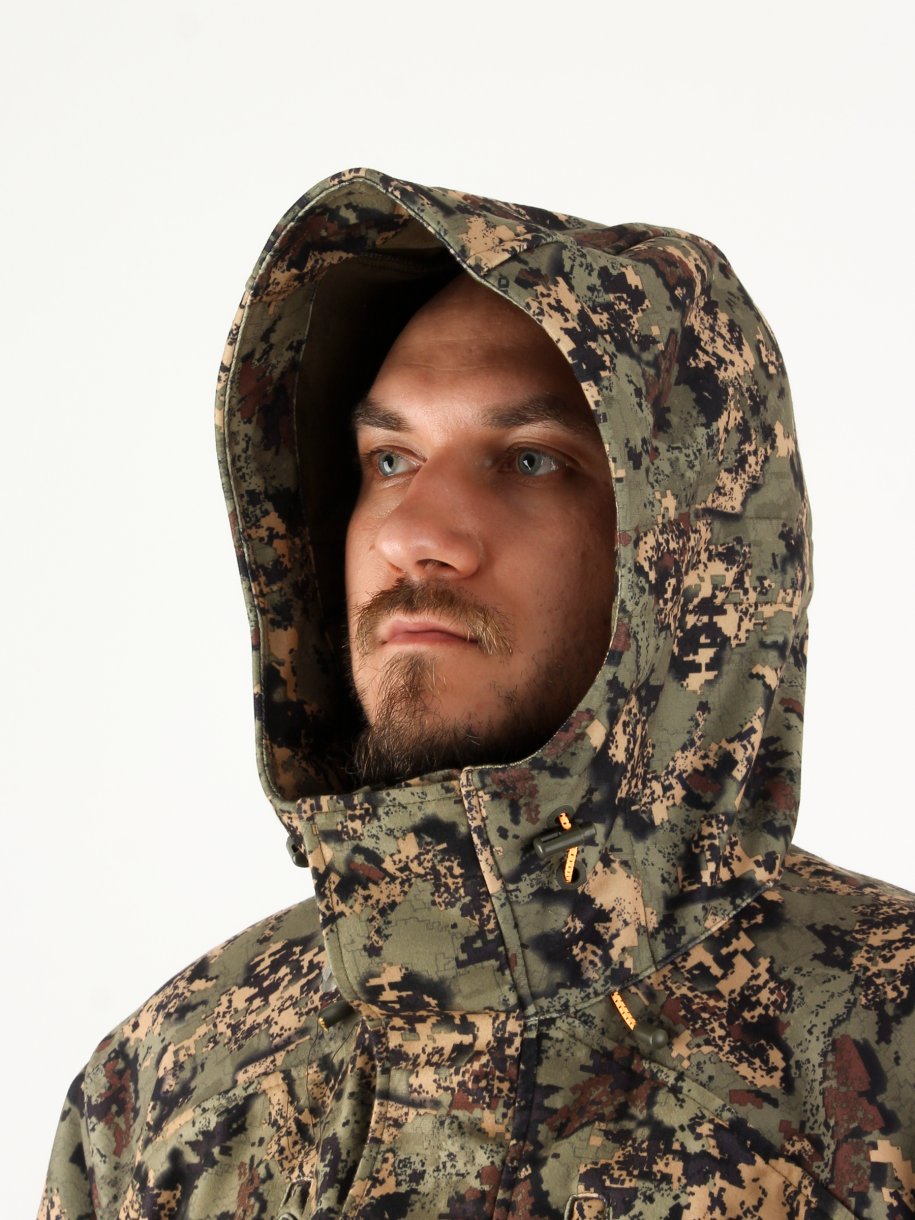 Таир куртка для охоты PRIDE, софт-шелл принт лес